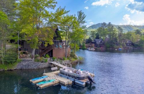 Santeetlah House | Lakefront A-Frame on a Point, Pet-Friendly
