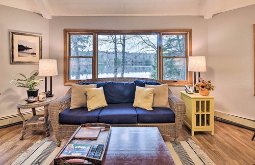 Bucksport House | Lakefront Escape: Boat Dock, Grill, Fire Pit!