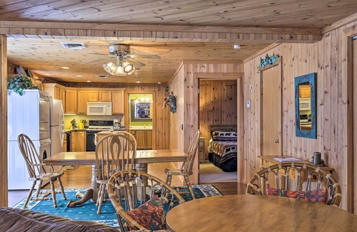 Park Falls Cabin | Lakefront Escape w/Fishing Pier & Snowmobiling!