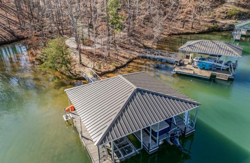 Seneca House | Lakefront Getaway Dock Fire Pit & Games