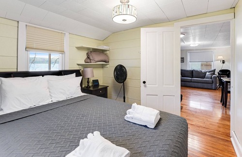 Valois Cottage | Lakefront getaway with a private dock, full kitchen, sunroom, & deck