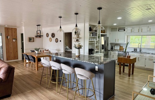 Ingles House | Lakefront home in Radford with private dock, large deck, and great views