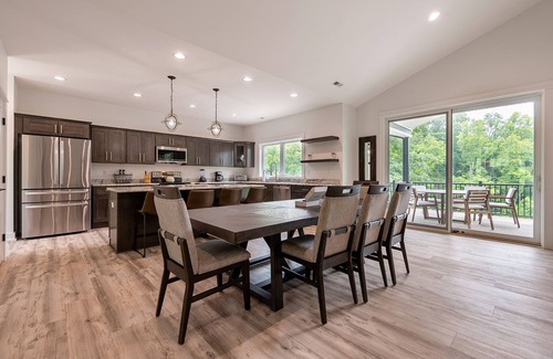 Ingles House | Lakefront home on Claytor Lake with private dock, scenic decks, stylish interiors, and cozy bedrooms