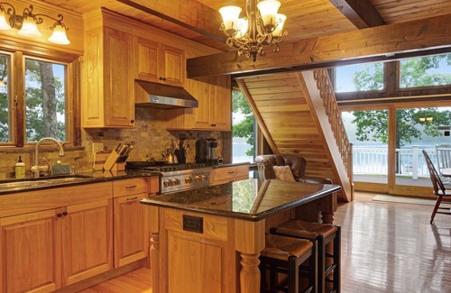 Conway House | Lakefront home with private beach & dock - close to skiing