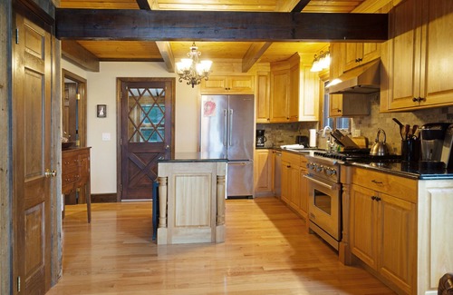 Conway House | Lakefront home with private beach & dock - close to skiing