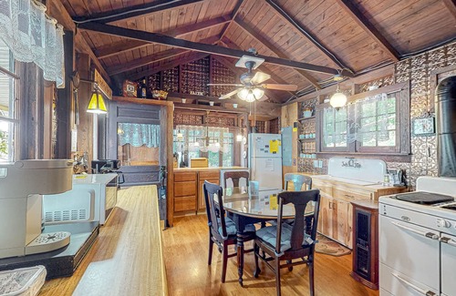 Valois House | Lakefront home with private hot tub, dock, boat lift & firepit - 2 dogs welcome