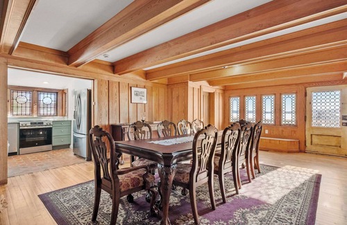 Moultonborough House | Lakefront Kona Boathouse with Dock & Fire Pit