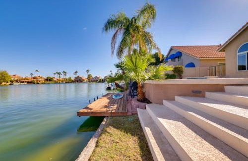 Lakewood House | Lakefront Living! Huge Phoenix Home with Dock, Pool