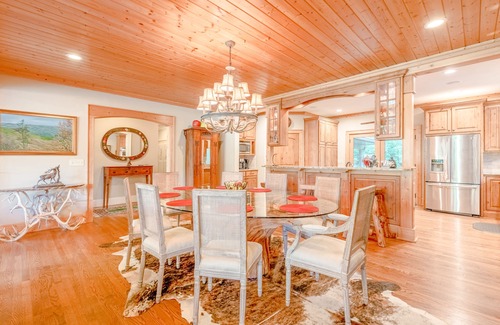 Lake Junaluska House | Lakefront mountain home with WiFi, extensive kitchen, & central AC