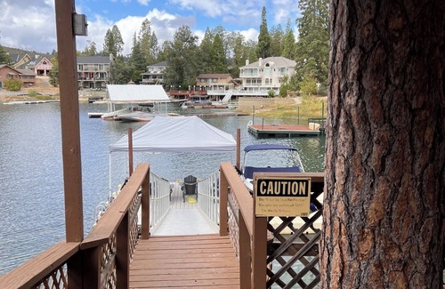 Bass Lake Cabin | Lakefront Paradise Cabin with Private Dock and Amazing Views
