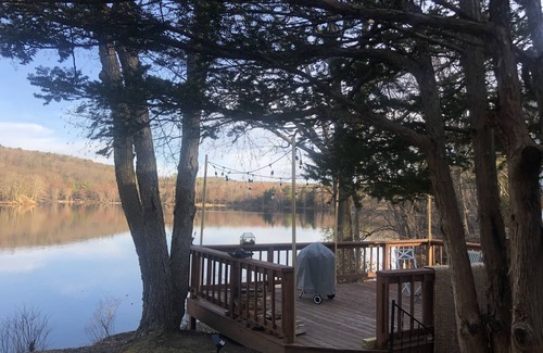 Pine Plains House | Lakefront property at its finest. Nearby fantastic skiing slopes.