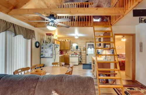 Rhinelander House | Lakefront Rhinelander Cabin with Dock and Fire Pit!