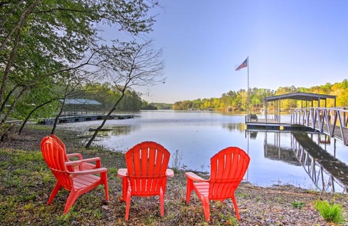 Fair Play House | Lakefront South Carolina Abode with Deck and Boat Dock