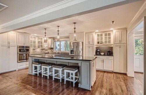 Mooresville House | Lakefront w/Beach, Dock, Game Room, Firepit, Kayaks, views
