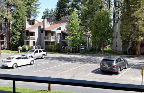 South Lake Tahoe Apartment | Lakeland Village - Private Beach - Large Studio - Tree View, King Bed, Full Kitchen