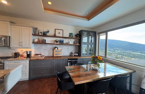 Foothills House | Lakeview Getaway with Hot Tub + Pool near Silver Star