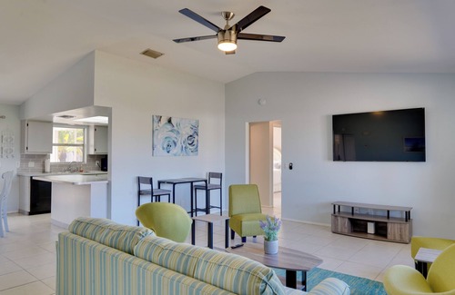 Fort Myers House | Lanai, Grill & Pets Welcome: Cape Coral Home