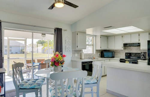 Fort Myers House | Lanai, Grill & Pets Welcome: Cape Coral Home