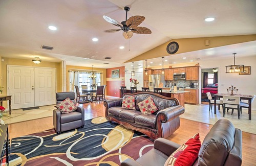 Highland House | Lanai, Pool & Gas Grill: Sebring Retreat!
