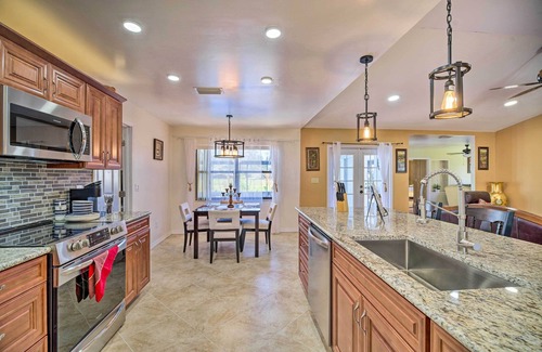 Highland House | Lanai, Pool & Gas Grill: Sebring Retreat!