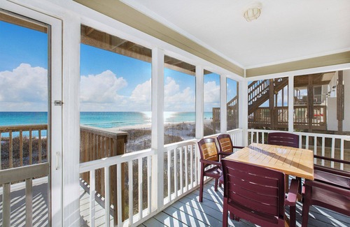 Miramar Beach Condo | Landon by the Sea 4 - Updated, Gulf-Front, Chairs + Umbrella Service Included!
