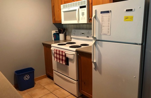 Silver Star Mountain Condo | Large balcony, walk out condo at base of Silver Queen Chair - Pet friendly!