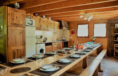 Chatel Ski Chalet | Large chalet for up to 26 people Playground and petanque area