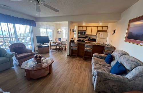 Indian Point Condo | Large Deck, Boat Slip Included, Fantastic Lake Views, Free SDC Tickets!