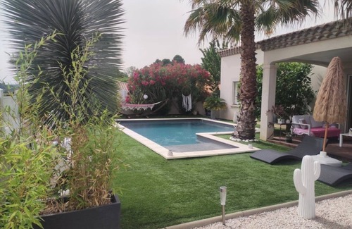 Murviel-les-Beziers Villa | Large family villa 180 m2 located between sea and mountains with swimming pool