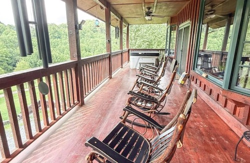 Zionville Cabin | Large Family Cabin - Hot Tub | Views | Game Room