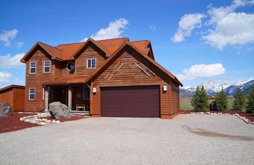 Driggs House | Large Family home with full Teton views and hot tub