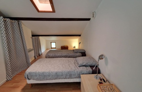 Roullens House | Large House with terrace - view of the City of Carcassonne