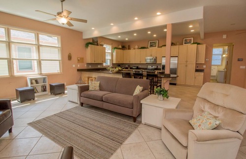 Michigan City House | Large living space perfect for multiple families