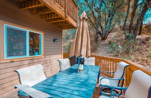 Bass Lake House | Large luxury home with nearby boat slip, WiFi, balcony, private W/D, central AC