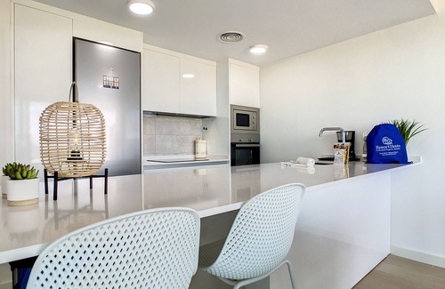 Diputacion de Rincon de San Gines Apartment | Large sea view balcony, wifi, parking and pool