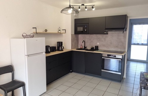 Saint-Cyprien Plage Apartment | Large T3 with terrace, 50m², 4/5 pers with summer swimming pool