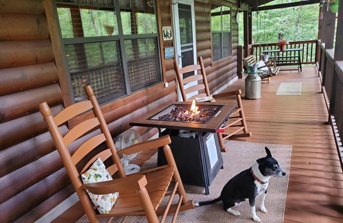 Blue Ridge Cabin | " Lazy Bears Cabin" Located in Cherry LognHighly Rated 9.8 overall by Guest