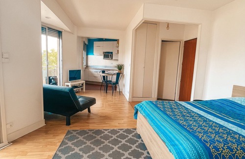 Brive-la-Gaillarde Apartment | Le Bouton Dor, Studio Lumineux Avec vue et Parking Sécurisée