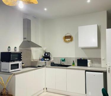 Bagneres-de-Bigorre Apartment | LE CAUBOUS Plein centre Appartement calme avec chambre et cuisine équipée