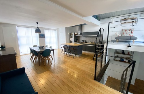 Gerland Apartment | Le Chalopin loft triplex avec terrasse Lyon 7