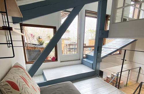 Gerland Apartment | Le Chalopin loft triplex avec terrasse Lyon 7