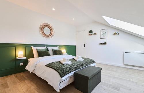 Reims Villa | Le Cliquot - Maison - Spa - Jardin - Parking Gratuit