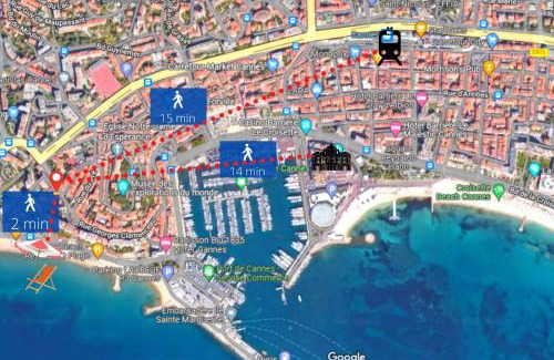 Cannes Old Town Apartment | Le Dol - 150m plages - Suquet - Verrière Côte d'azur