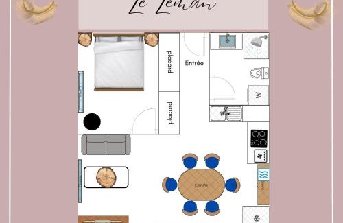 Amphion-les-Bains Apartment | LE LEMAN - 5 min à pieds du lac, des plages, des parcs