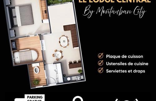 Montauban Apartment | Le Lodge Central - Parking - Vue Piscine - By Montauban City