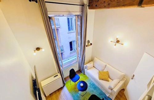 Griffon - Royale Apartment | Le Louis - Lyon 1 - Studio Mezzanine