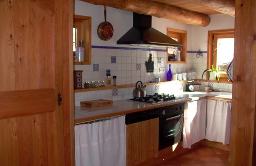 Saint-Veran Ski Chalet | LE MIELI charming larch chalet * with panoramic view for 7 people