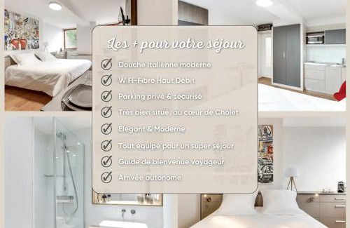 Cholet Apartment | Le Nénuphar - Parking, Hyper-Centre, 500m Gare