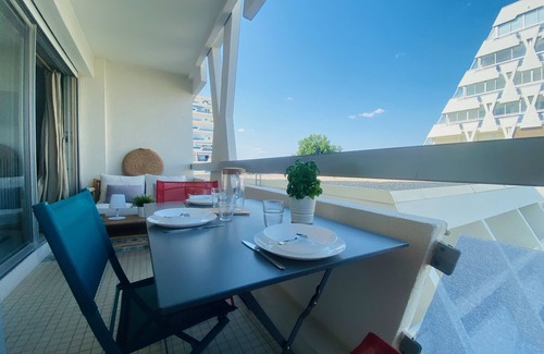 La Grande-Motte Apartment | LE PETIT MARIN - Terrasse devant la Mer