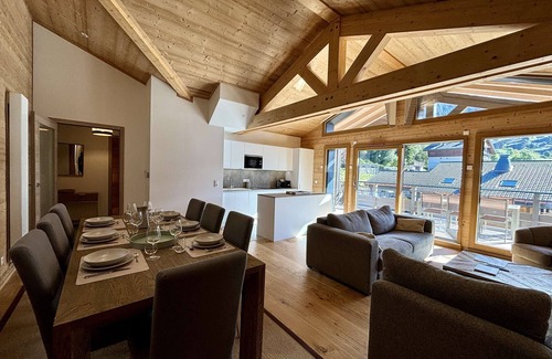 Chatel Apartment | Le Thélème A402: warm and view of the resort